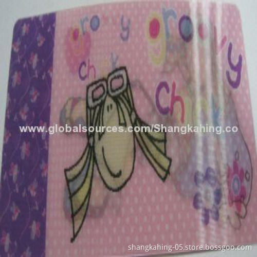 Custom Made 3D Lenticular/Hologram Stickers in Flip-flop Effect, OEM/ODM Orders Available